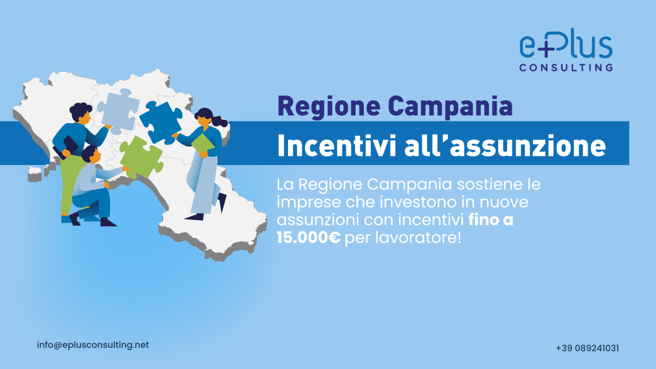 Incentivi all’assunzione – Regione Campania